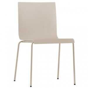 Pedrali Béžová plastová jídelní židle Kuadra XL 2403