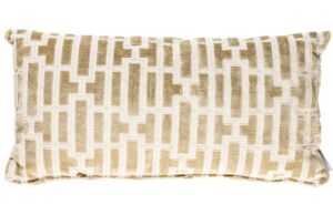 Zlatý eco polštář ZUIVER SCAPE 60 x 30 cm