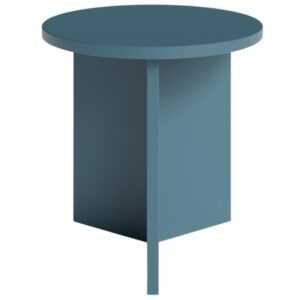 Petrolejově modrý kulatý konferenční stolek MOJO MINIMAL 39