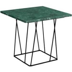 Zelený mramorový odkládací stolek TEMAHOME Helix 50 x 50 cm