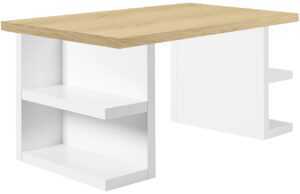 Bílý dubový pracovní stůl TEMAHOME Multi 180 x 90 cm