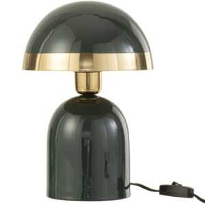Zelená kovová stolní lampa J-line Meddie