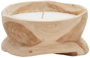 Dřevěná svíčka Kave Home Maelia 25 cm