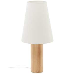 Dřevěná stojací lampa Kave Home Marga 110 cm