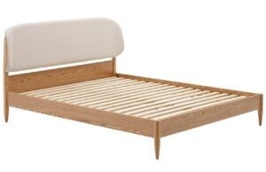 Dřevěná dvoulůžková postel Kave Home Octavia 180 x 200 cm