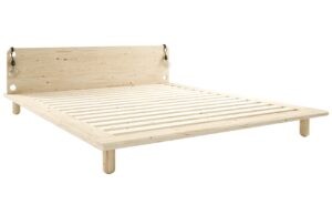 Dřevěná dvoulůžková postel Karup Design Peek 180 x 200 cm