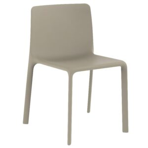 VONDOM Béžová plastová jídelní židle KES