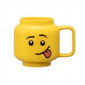 Žlutý keramický hrnek LEGO® Silly 255 ml