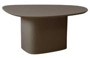 Hnědý lakovaný konferenční stolek RAGABA CELLS 90 x 55 cm