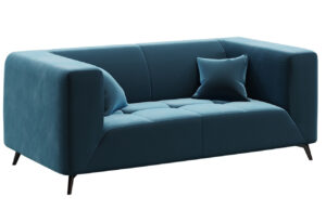 Mesonica Sametová pohovka Toro 187 cm