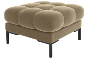 Micadoni Sametová podnožka Mamaia 60 x 60 cm