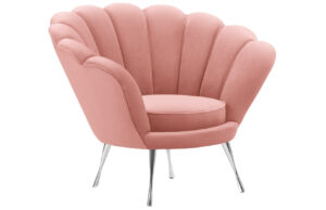 Cosmopolitan Design Sametové křeslo Kingston