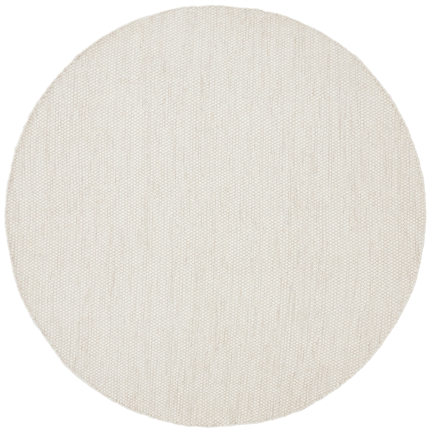 Jotex Krémově bílý kulatý koberec ZIGGY 200 cm