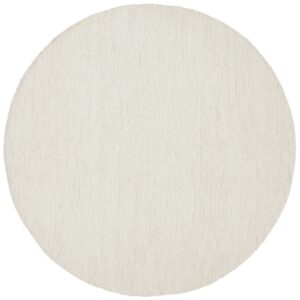 Jotex Krémově bílý kulatý koberec ZIGGY 300 cm