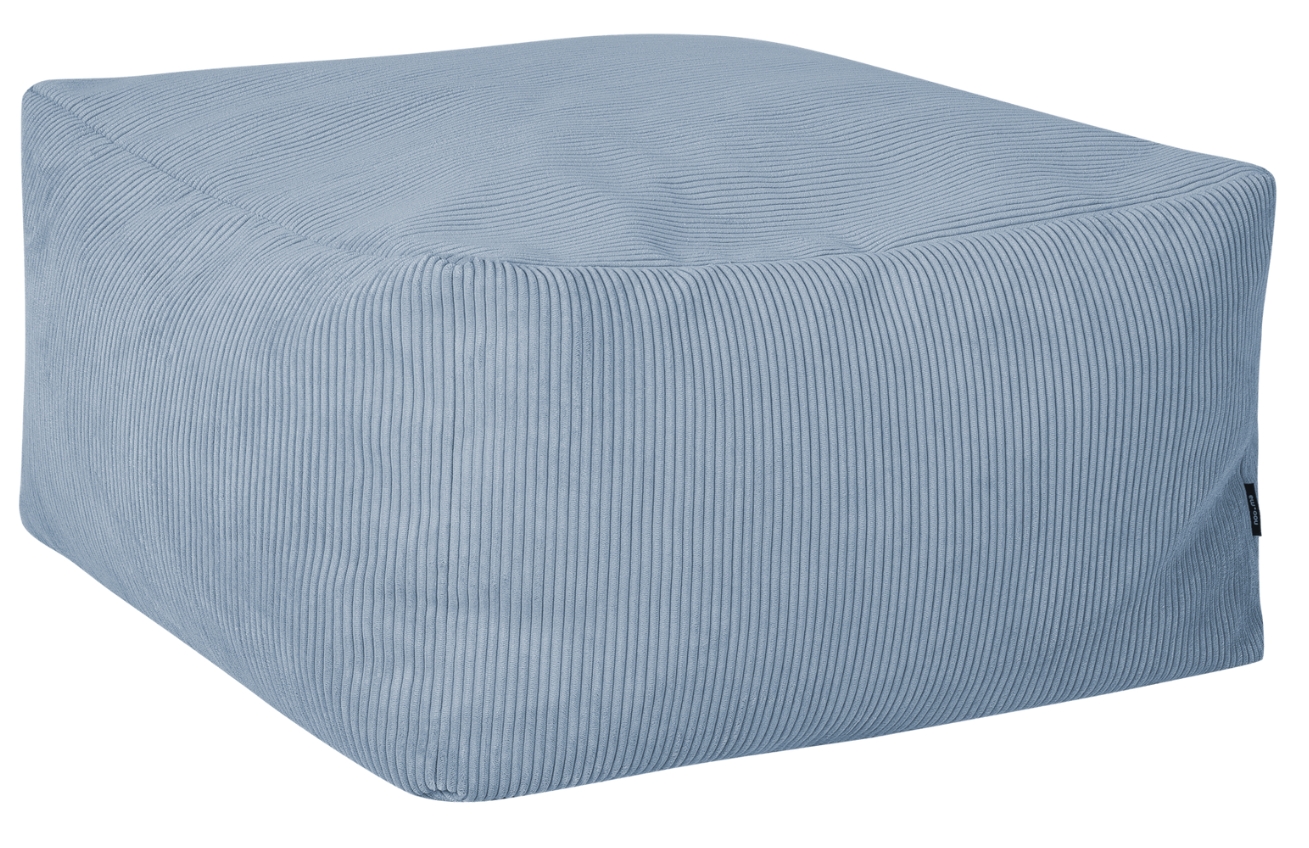 noo.ma Manšestrový puf Keno 63 x 63 cm