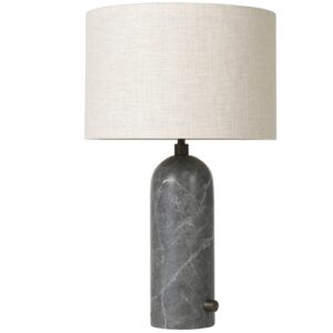 GUBI Mramorová stolní lampa Gravity 65 cm