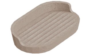 Cosmic Béžová plastová miska na mýdlo Avenir