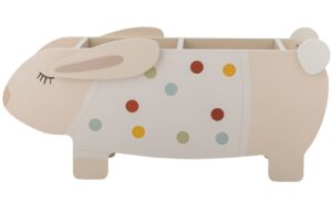 Bloomingville Béžovo-bílá knihovna Villja 87 x 32 cm