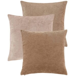 Jotex Sada tří béžových povlaků na polštář CHLOE 50 x 50 cm