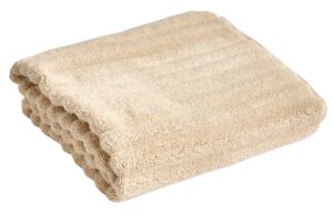 Kave Home Béžový bavlněný ručník Navira 50 x 90 cm