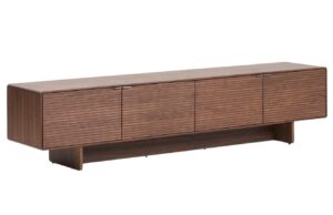 Kave Home Ořechový TV stolek Norlen 200 x 40 cm