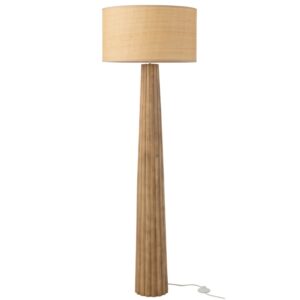 J-line Hnědá stojací lampa Umbrella 157 cm