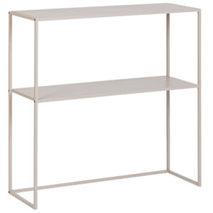 Bizzotto Béžový kovový toaletní stolek Alrik 78 x 27 cm