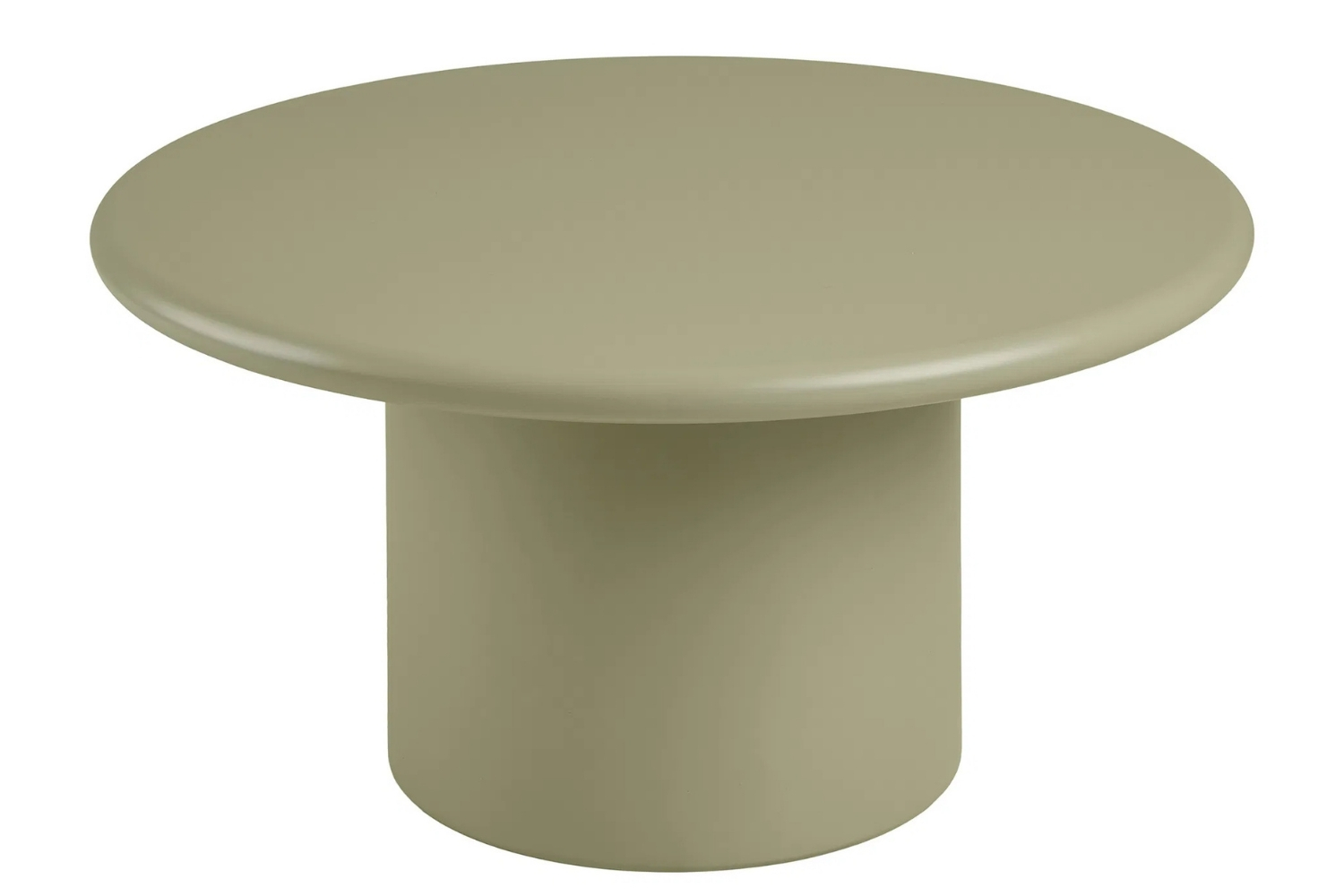 Nordic Living Zelený konferenční stolek Nagato 80 cm