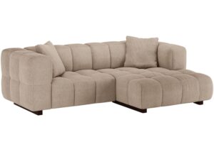 Micadoni Béžová rozkládací pohovka Puma 260 cm